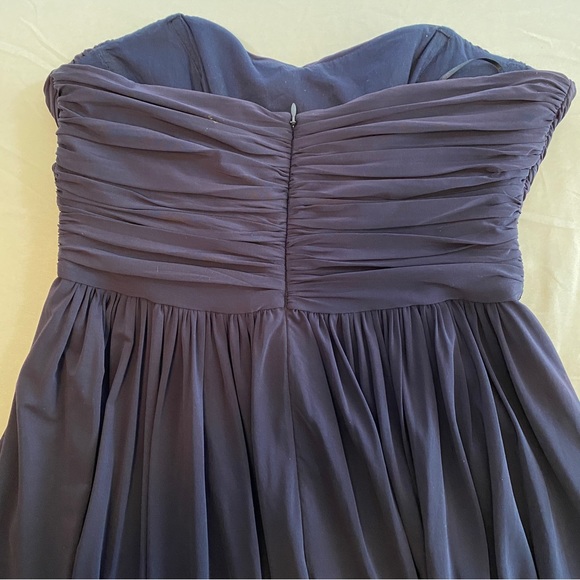 J. Crew cocktail dress, strapless, sweetheart neckline, navy, size 10P - Picture 4 of 11